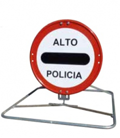 TRÍPODE TUBULAR PLEGABLE POLICÍA - OBRAS